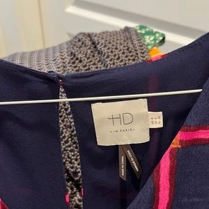 Handkerchief dress with elbow length sleeve